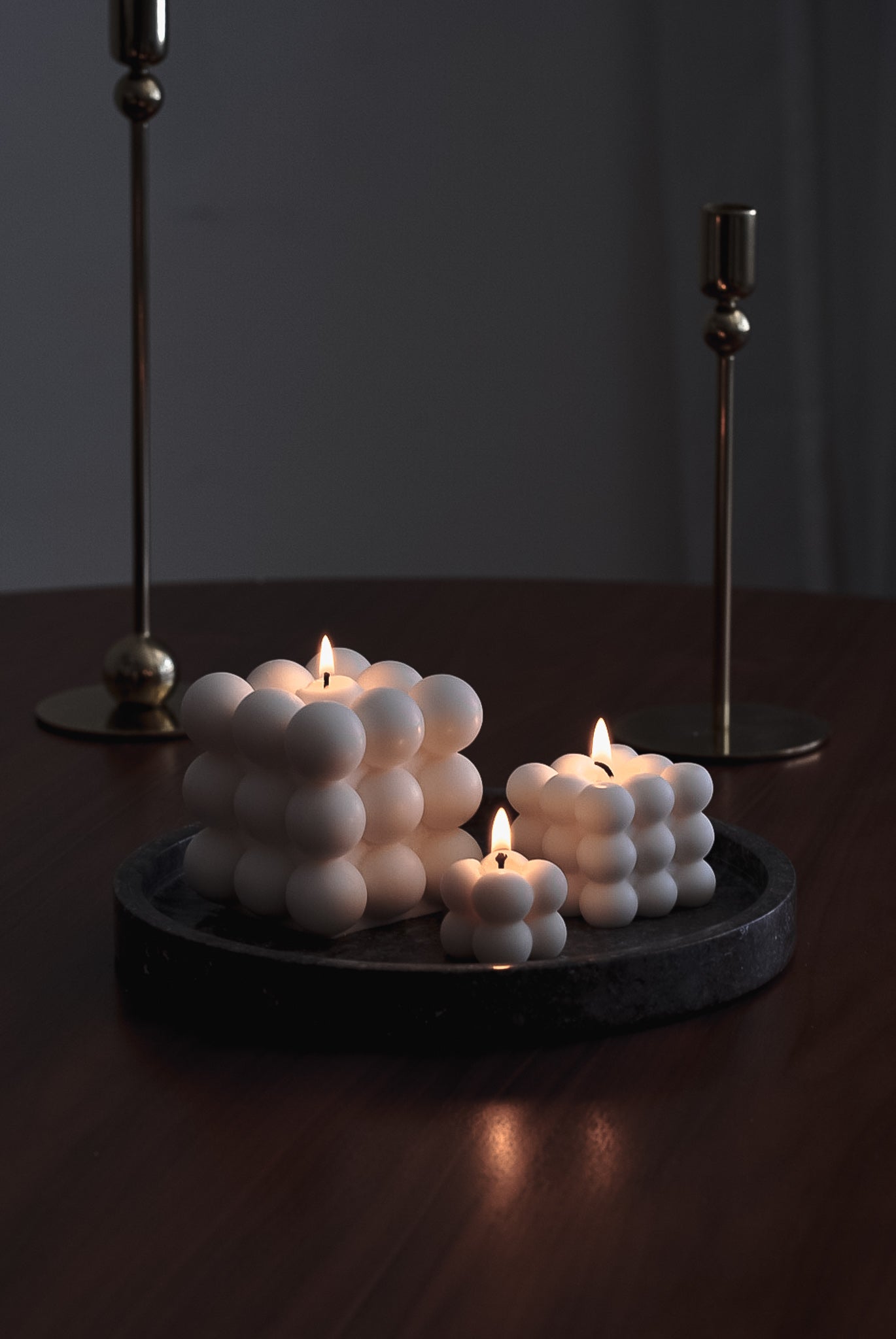 Nuanchu + Bubble Cube & Body Candle